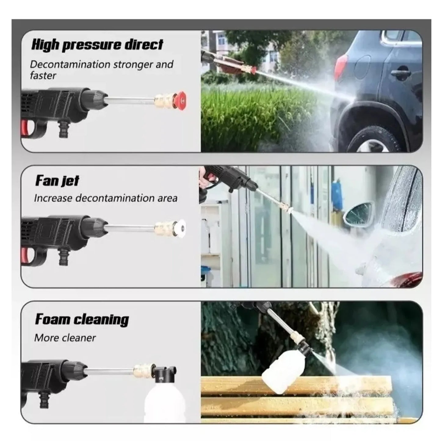 Hidrolavadora Inalámbrica 48V – Potencia y Portabilidad