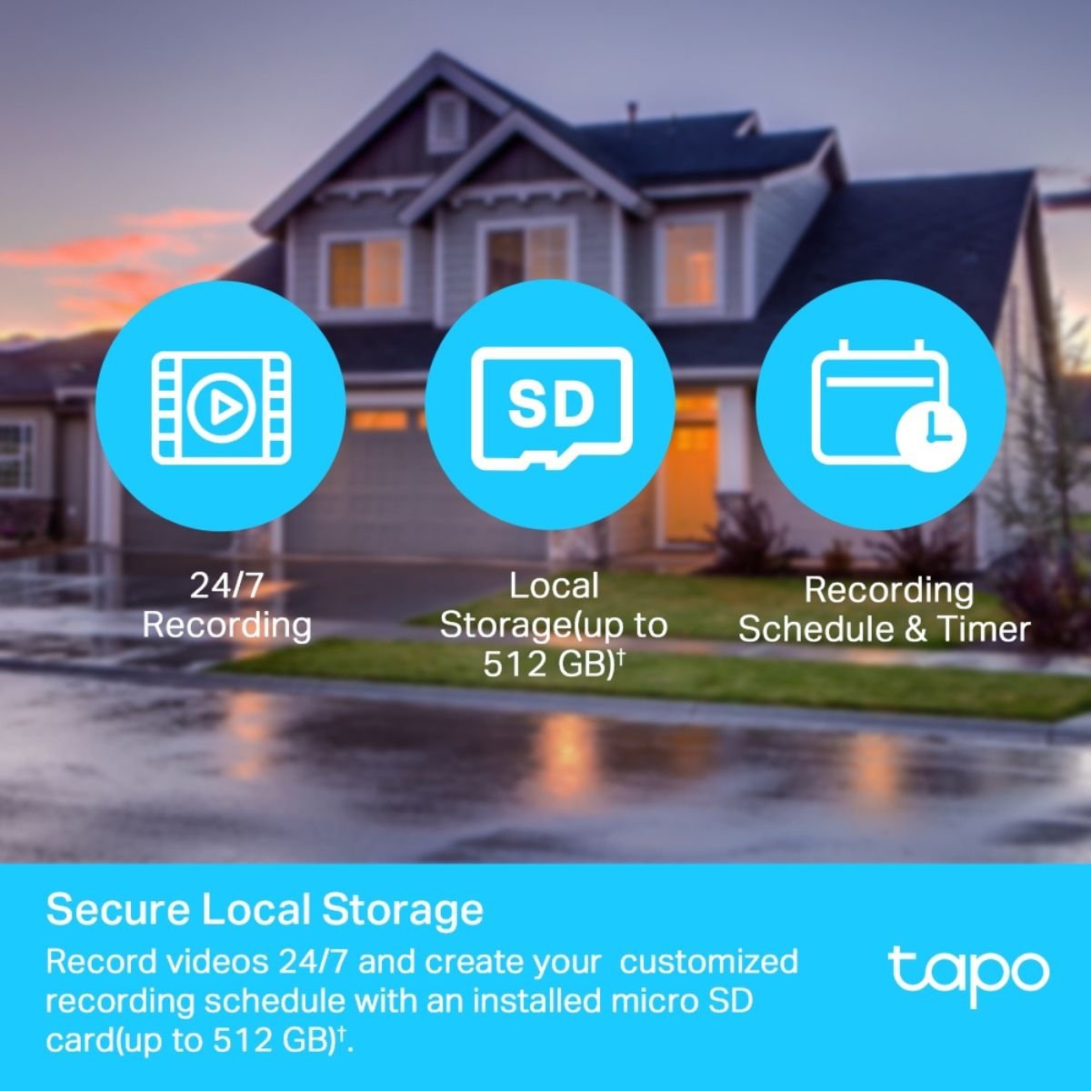 Cámara Exterior Tapo C500 360° – Seguimiento Inteligente - Imagen 6